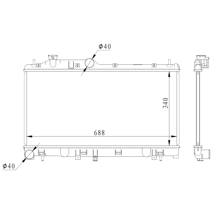 Radiatore NRF 59116