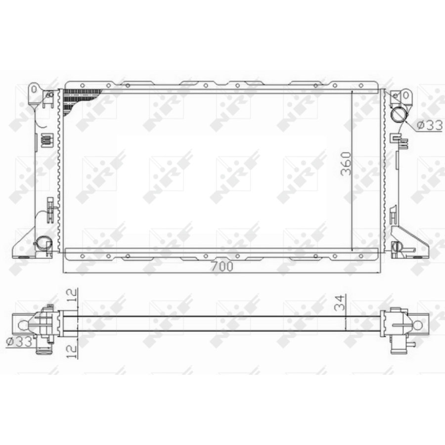 Radiatore NRF 59013