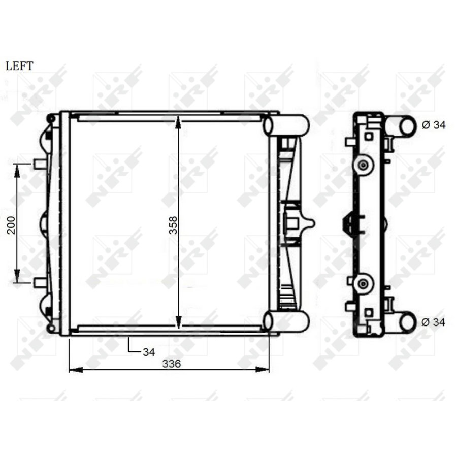 Radiatore NRF 59130