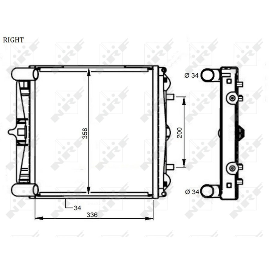 Radiatore NRF 59131
