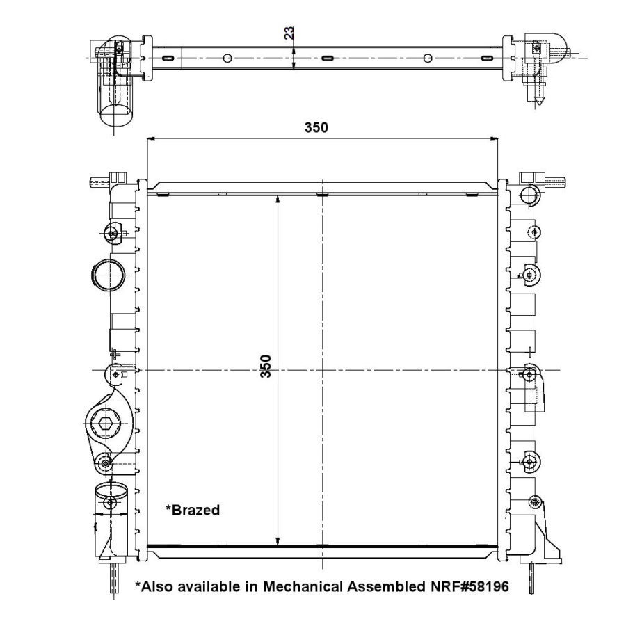 Radiatore NRF 56159