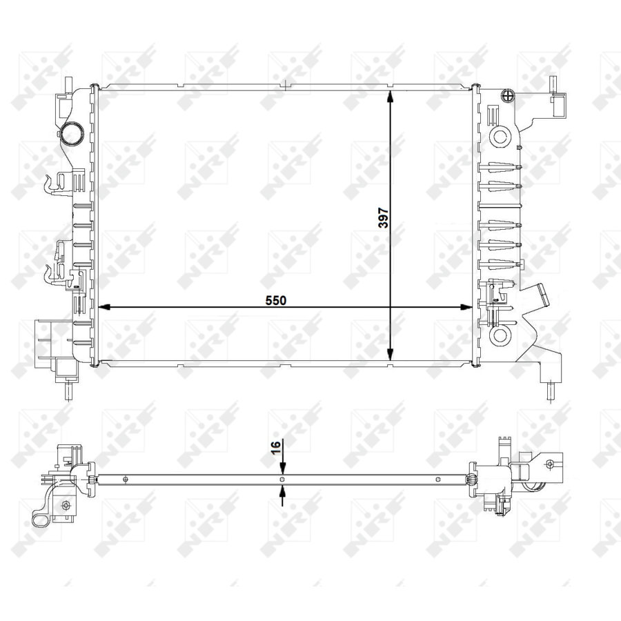 Radiatore NRF 59149