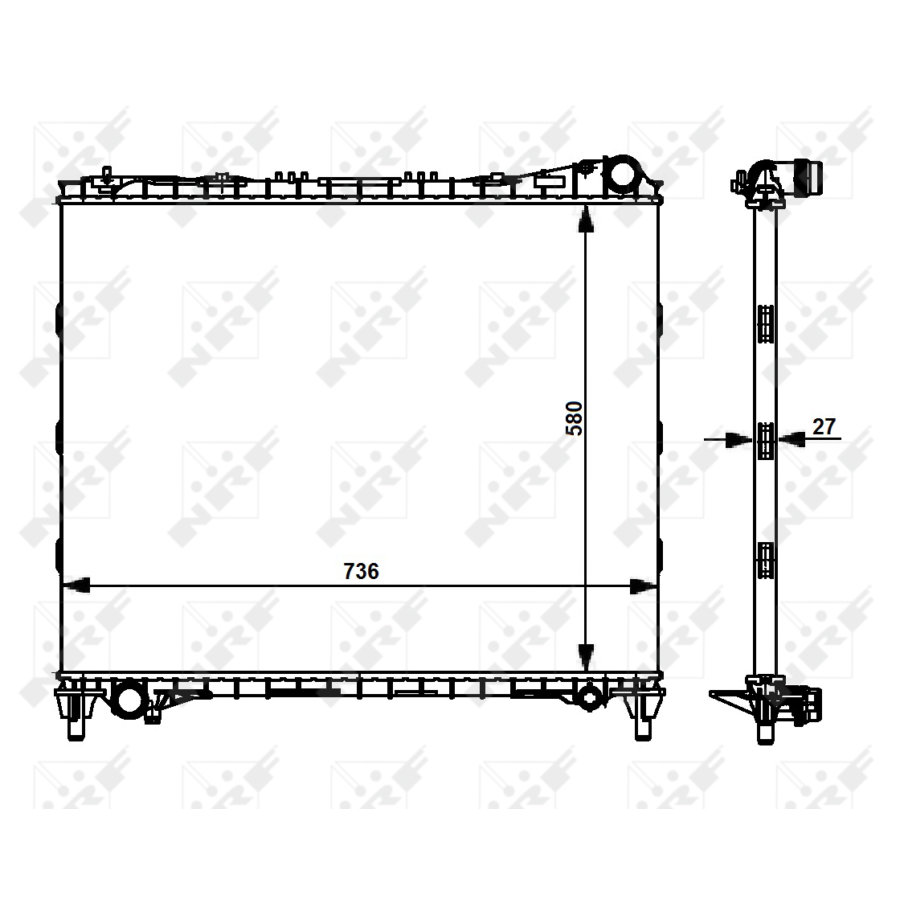 Radiatore NRF 59174