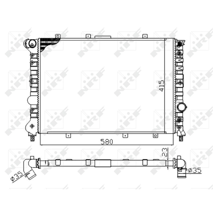 Radiatore NRF 58202A