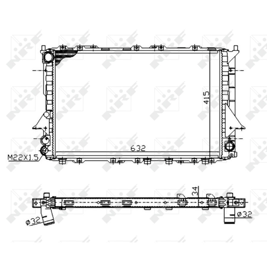 Radiatore NRF 51320A