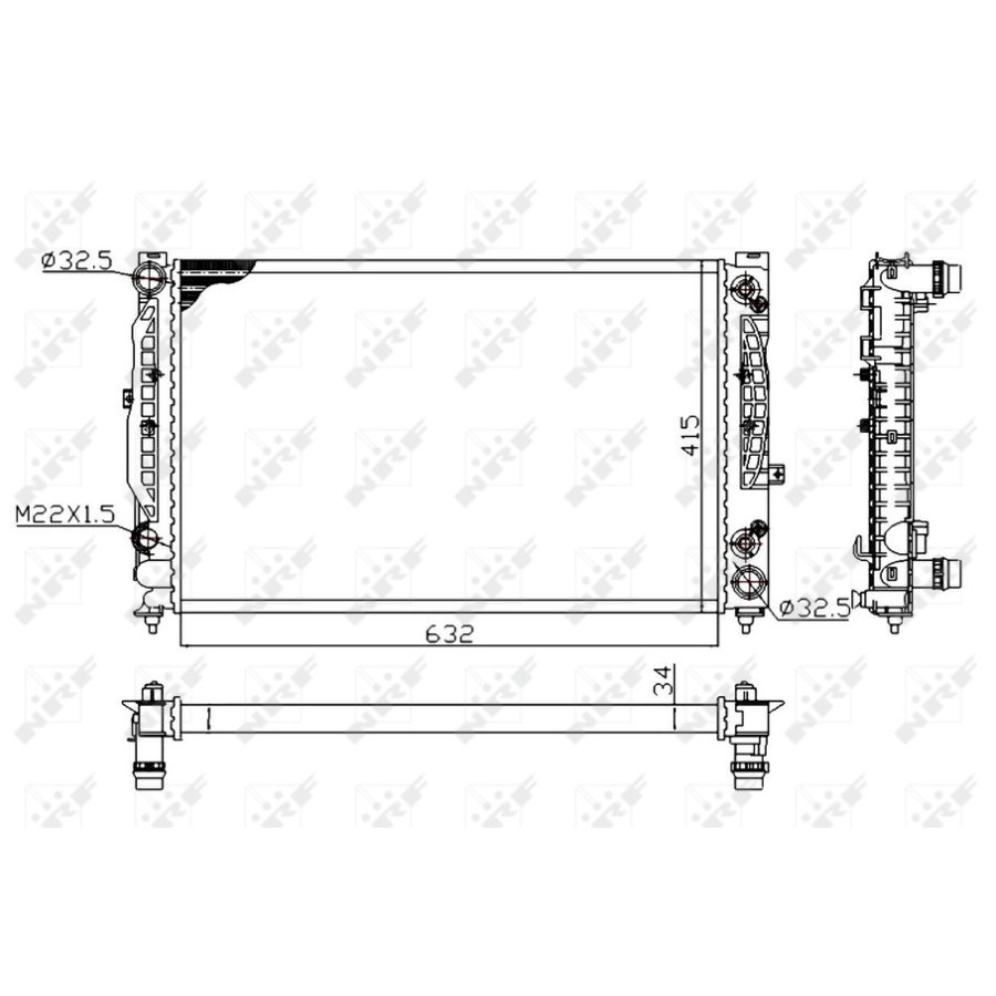 Radiatore NRF 519504A