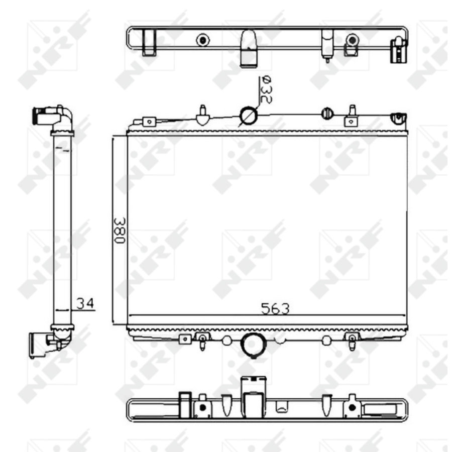 Radiatore NRF 58303A