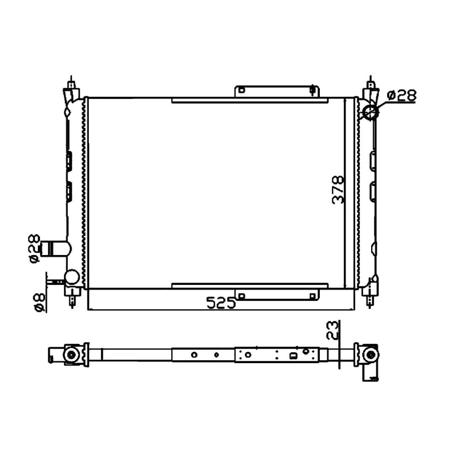 Radiatore NRF 55326A