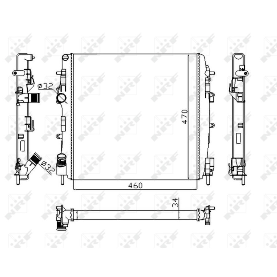 Radiatore NRF 58317A