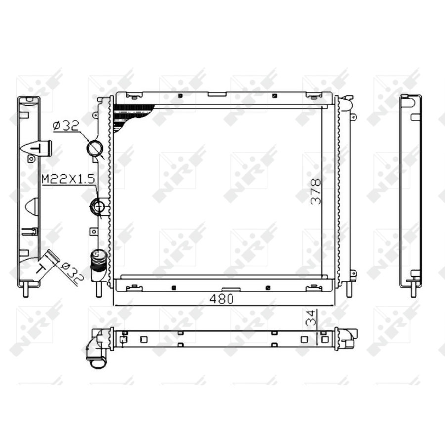 Radiatore NRF 53209A