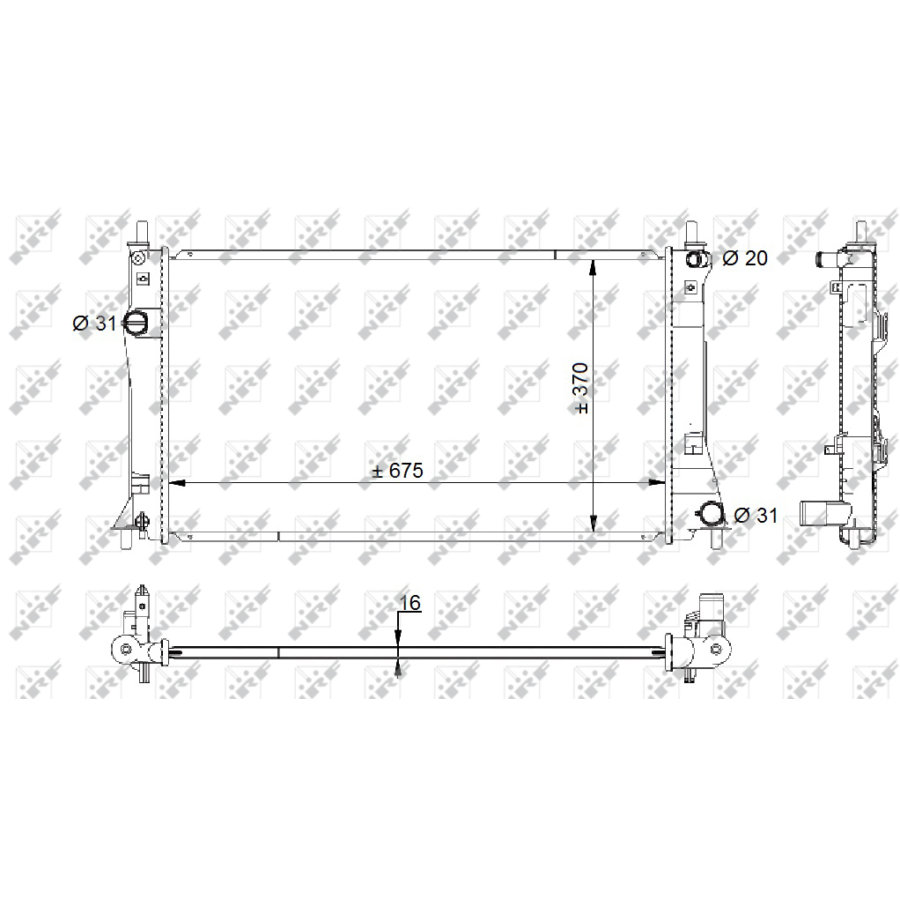 Radiatore NRF 59205