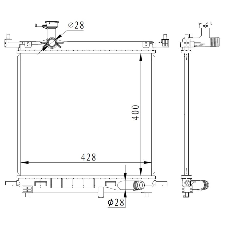Radiatore NRF 59223