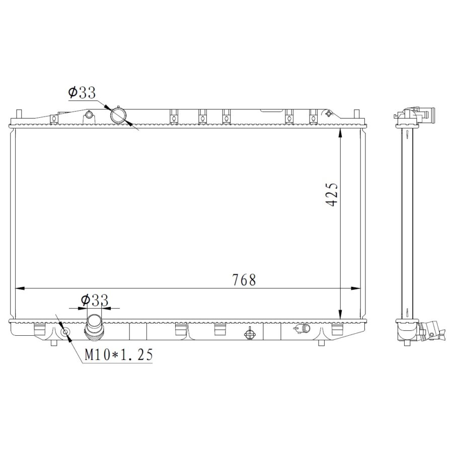 Radiatore NRF 59225