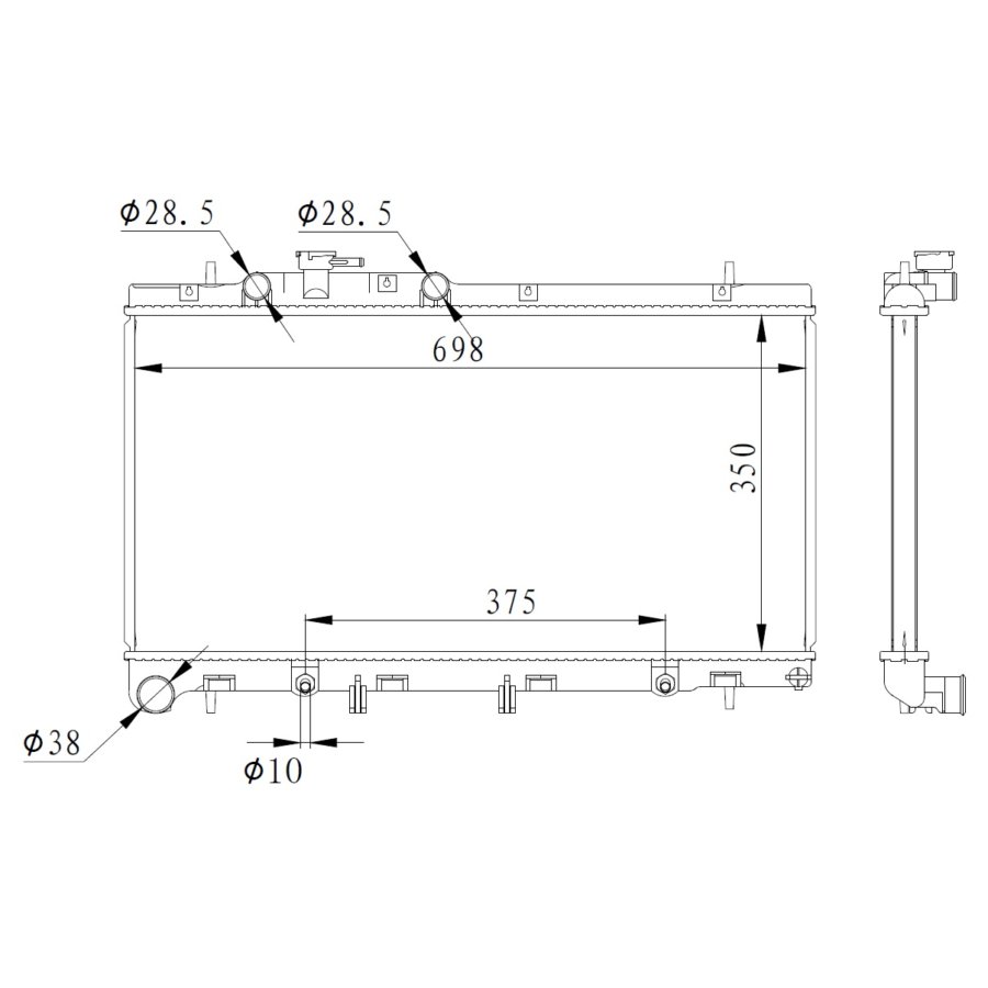 Radiatore NRF 59227