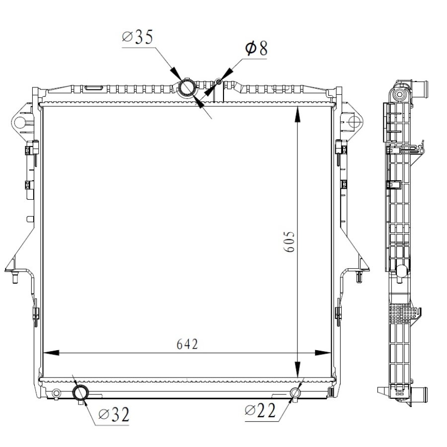 Radiatore NRF 59261