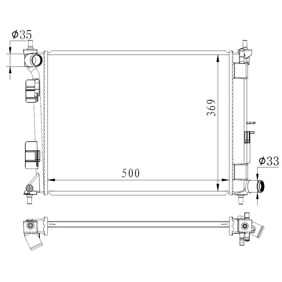Radiatore NRF 59263