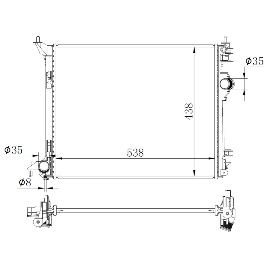 Radiatore NRF 59270
