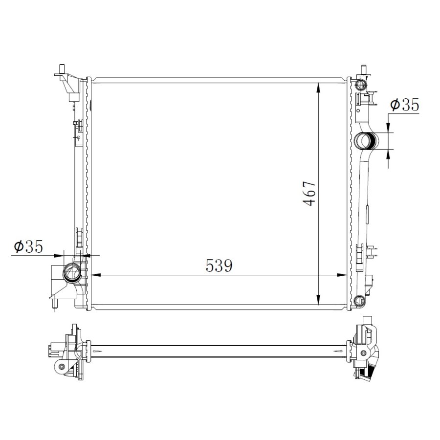 Radiatore NRF 59271