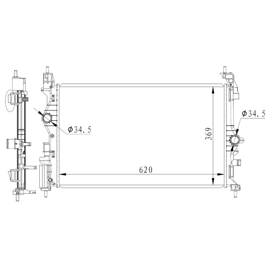 Radiatore NRF 59272