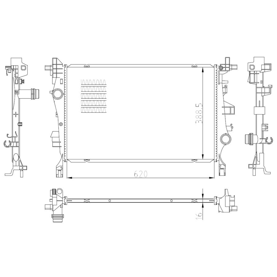 Radiatore NRF 59286