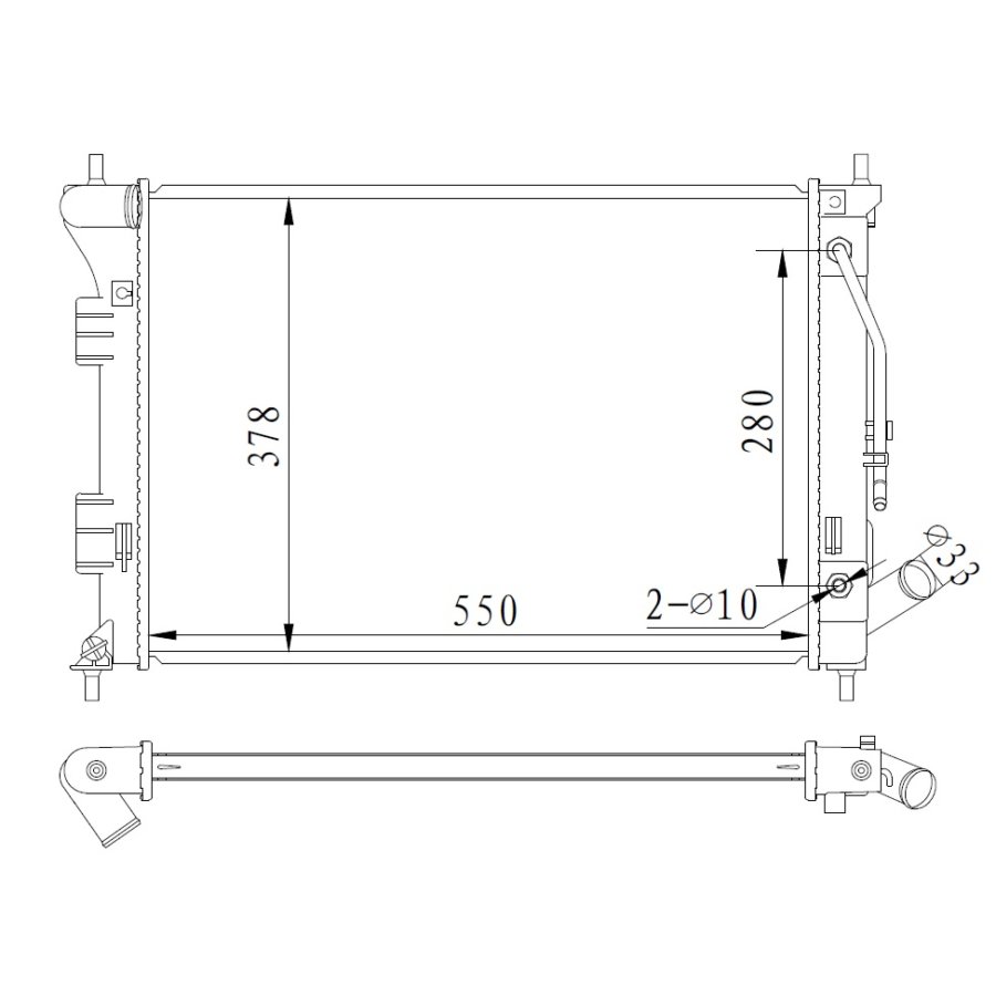 Radiatore NRF 59292