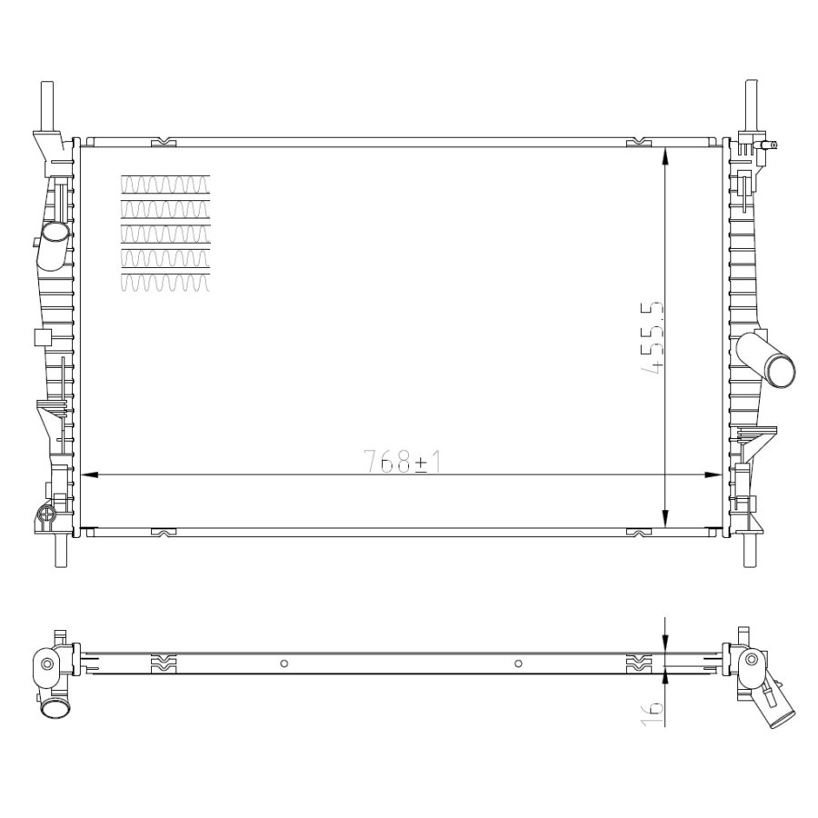 Radiatore NRF 59293