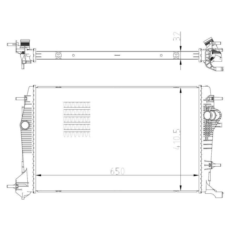 Radiatore NRF 59354