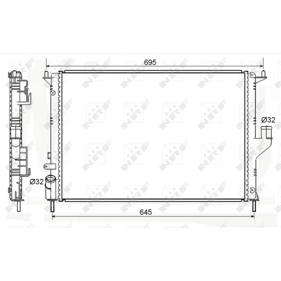 Radiatore NRF 53118A