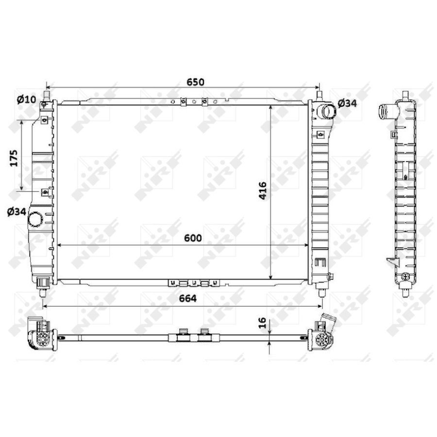 Radiatore NRF 53902A