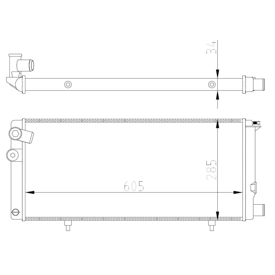 Radiatore NRF 54628A