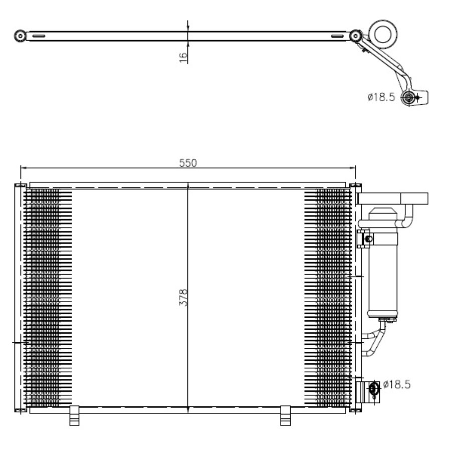 Condensatore NRF 350456 EASY FIT