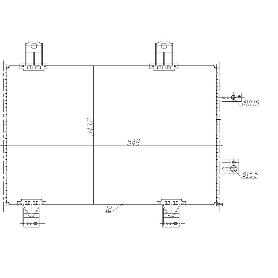 Condensatore NRF 350480 EASY FIT