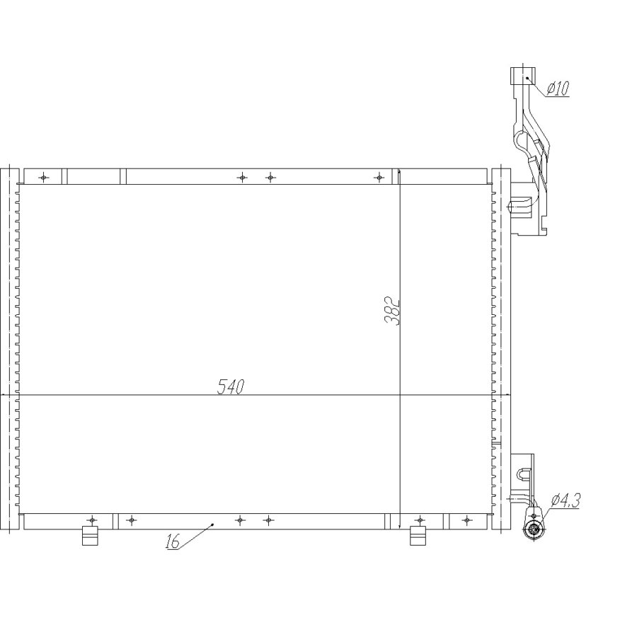 Condensatore NRF 350484 EASY FIT