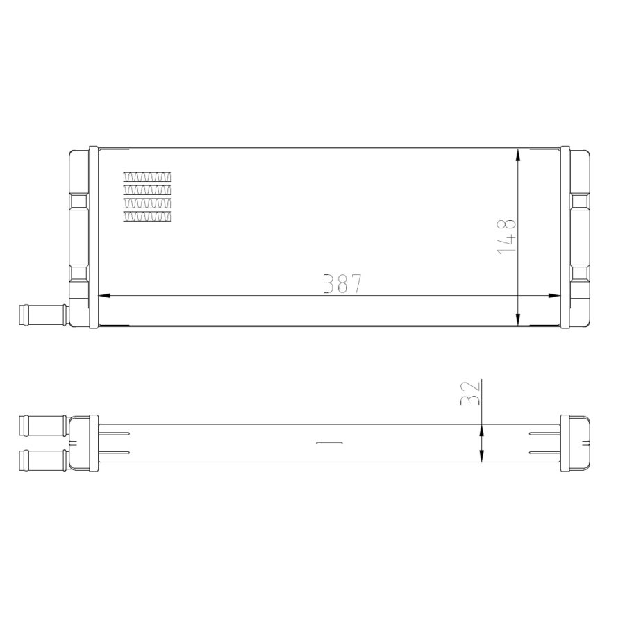 Riscaldatore interno scambiatore di calore NRF 54408