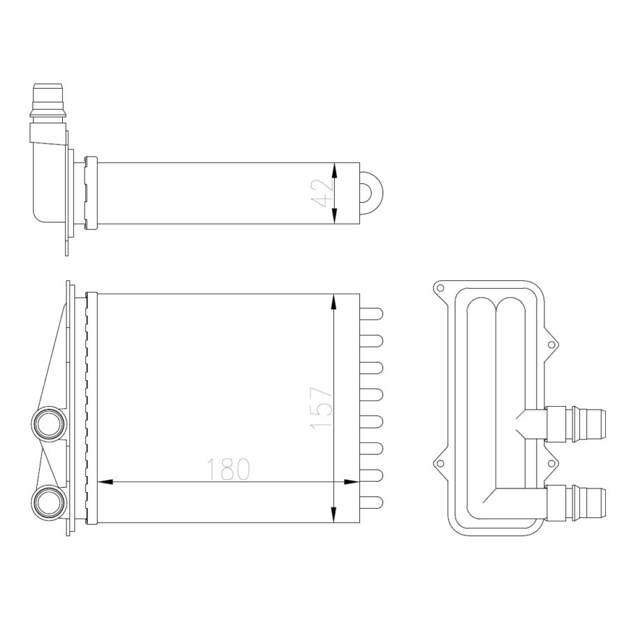 Riscaldatore interno scambiatore di calore NRF 54412