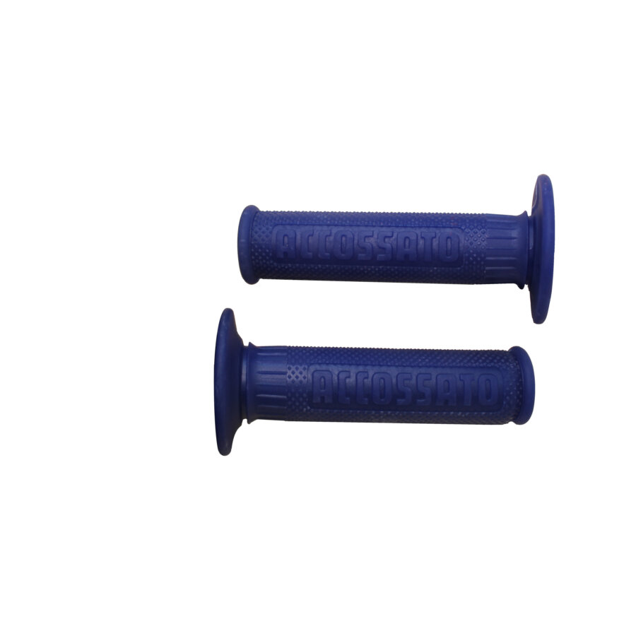 Coppia di manopole off road ACCOSSATO blu GR003B