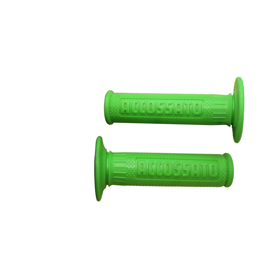 Coppia di manopole off road ACCOSSATO verdi GR003V
