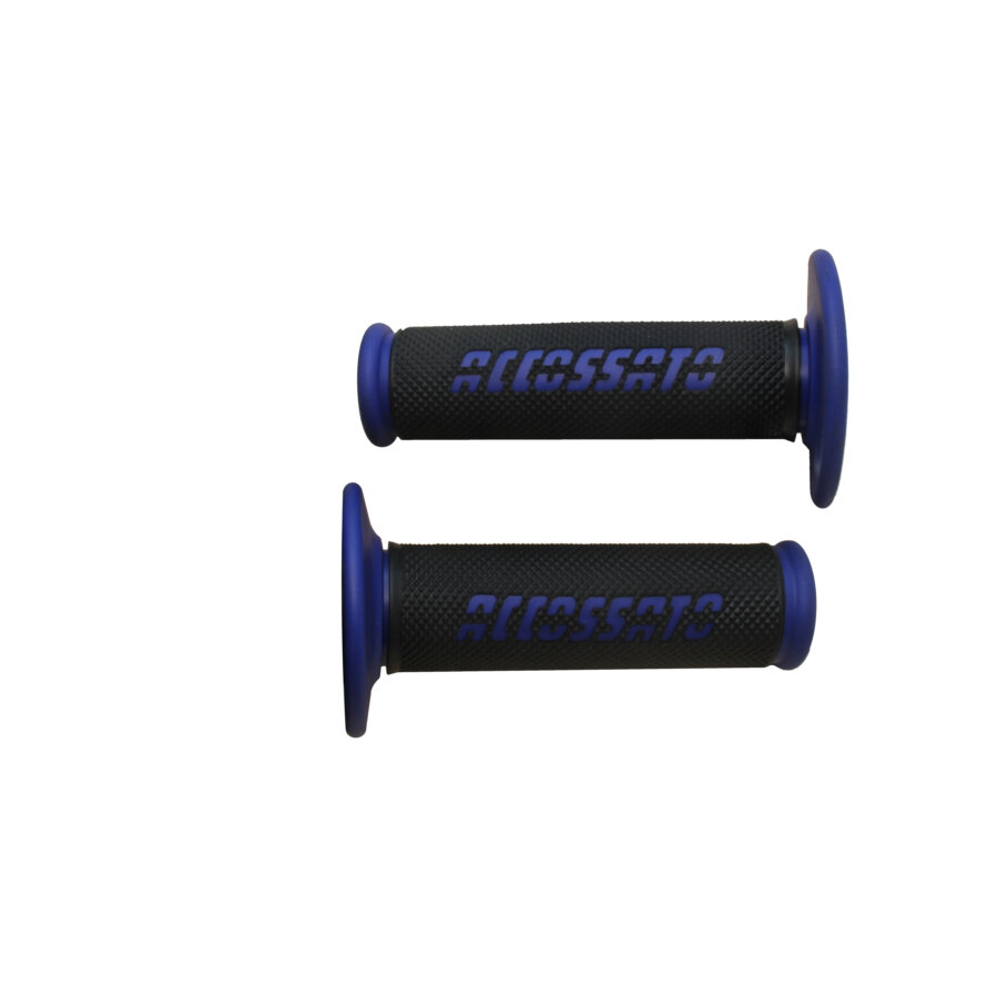 Coppia di manopole off road ACCOSSATO nere GR008B