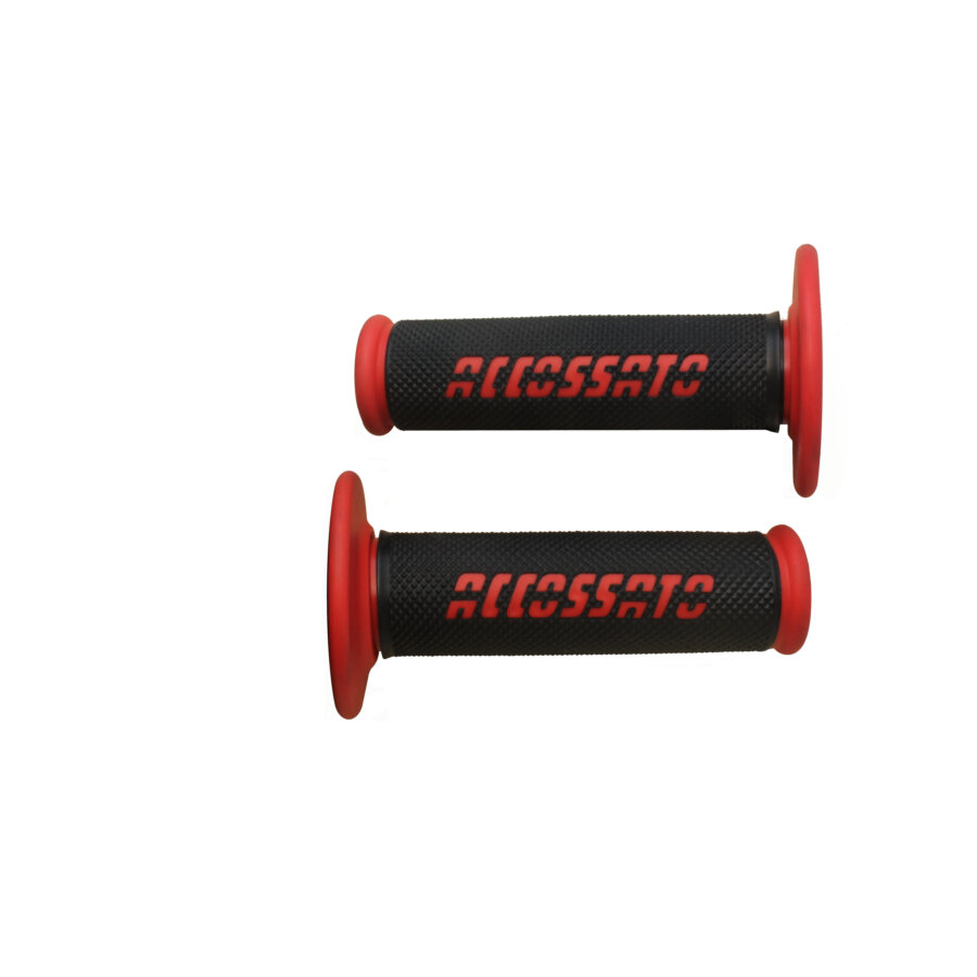 Coppia di manopole off road ACCOSSATO nere GR008R