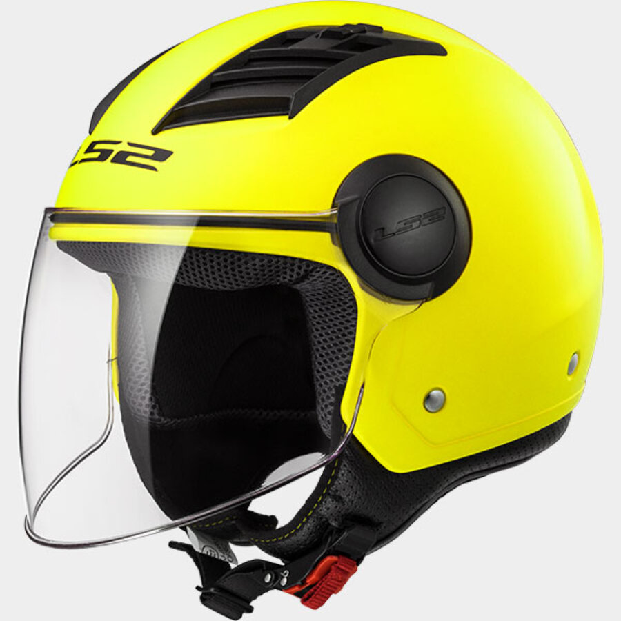Casco Jet LS2 Airflow h-v yellow Taglia XXL