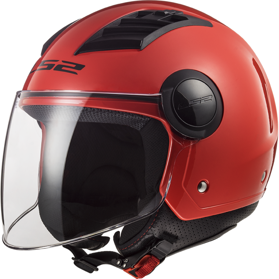 Casco Jet LS2 Airflow red Taglia XL