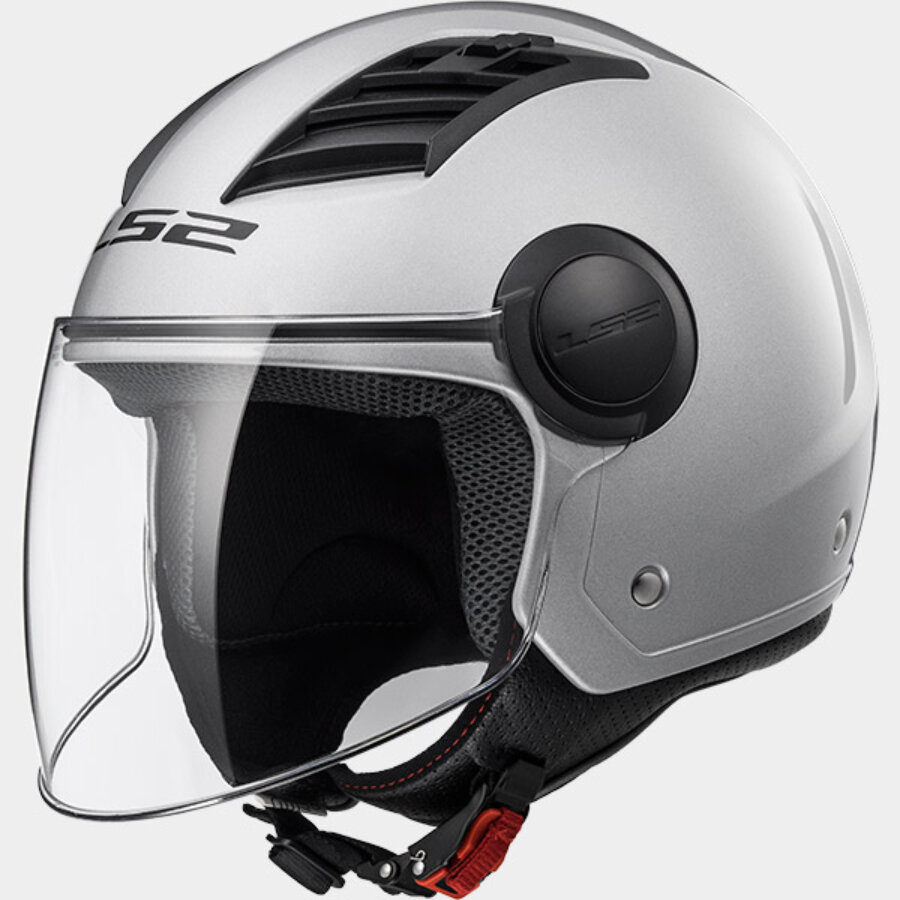 Casco Jet LS2 Airflow silver Taglia XXL