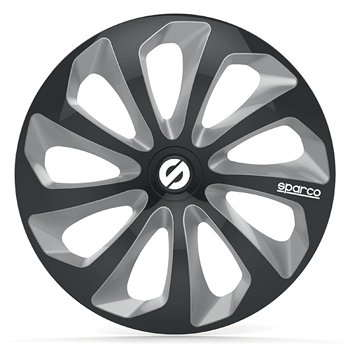 4 Copricerchi SPARCO nero/grigio 16''