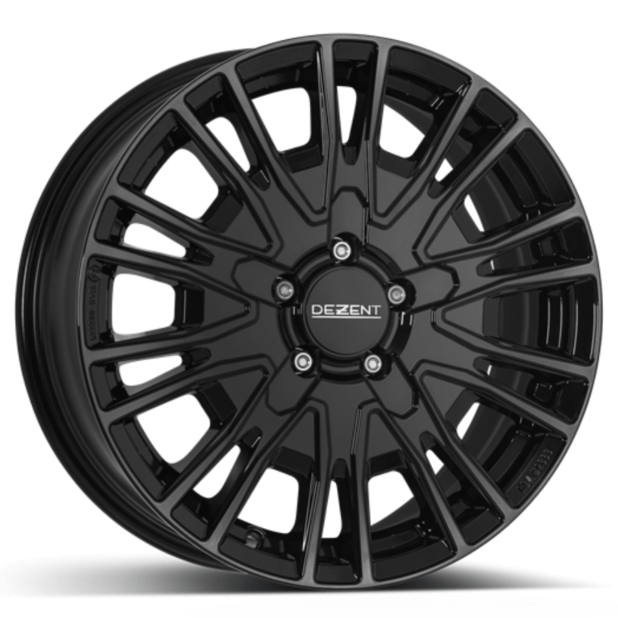 Cerchi in lega DEZENT KE BLACK 6.5x16 5x112 ET52 Nero brillante