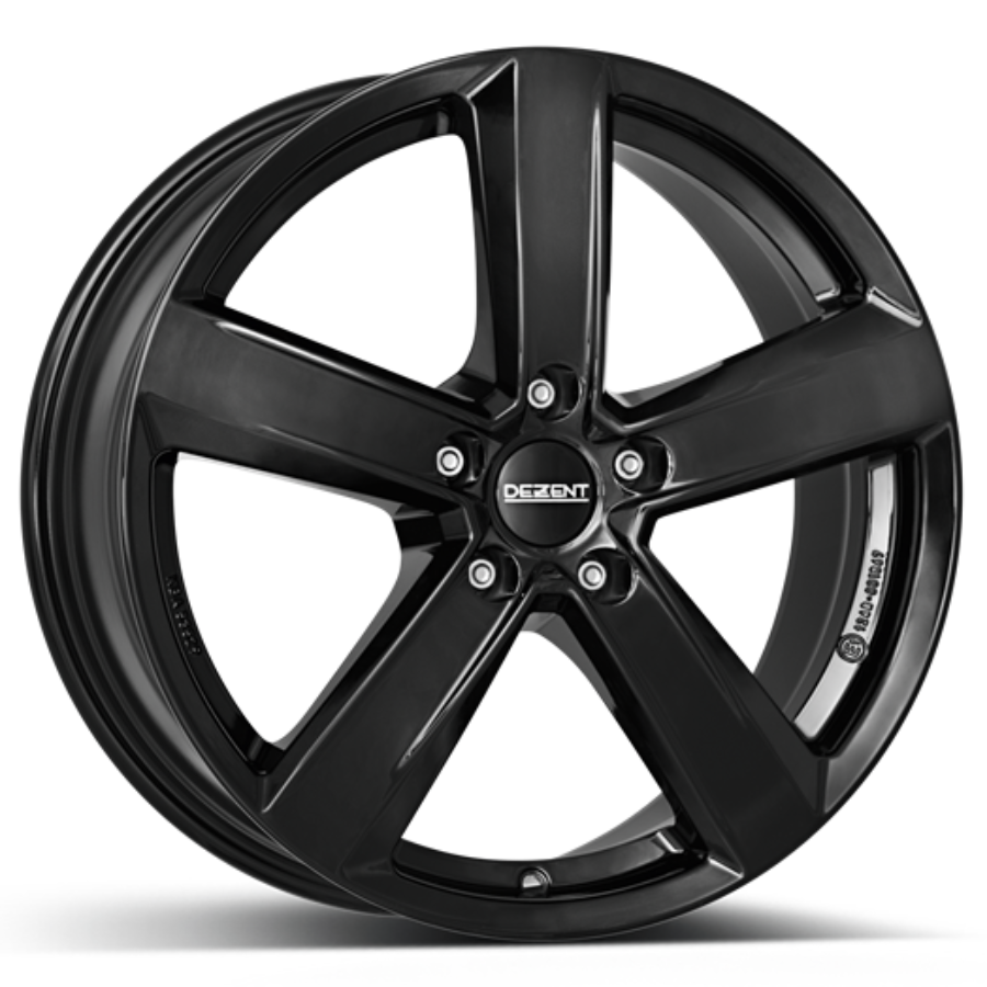 Cerchi in lega DEZENT TU BLACK 6.5x16 5x112 ET41 Nero brillante