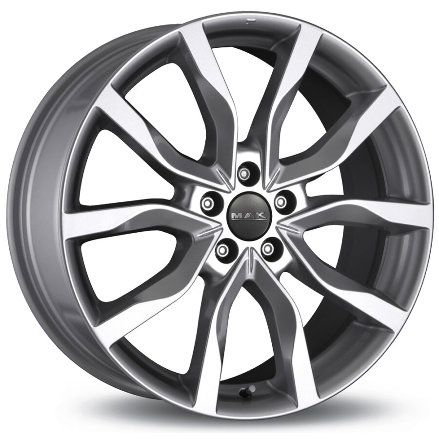 Cerchi in lega MAK KOLN 8x19 5x112 ET42 Placcato argento