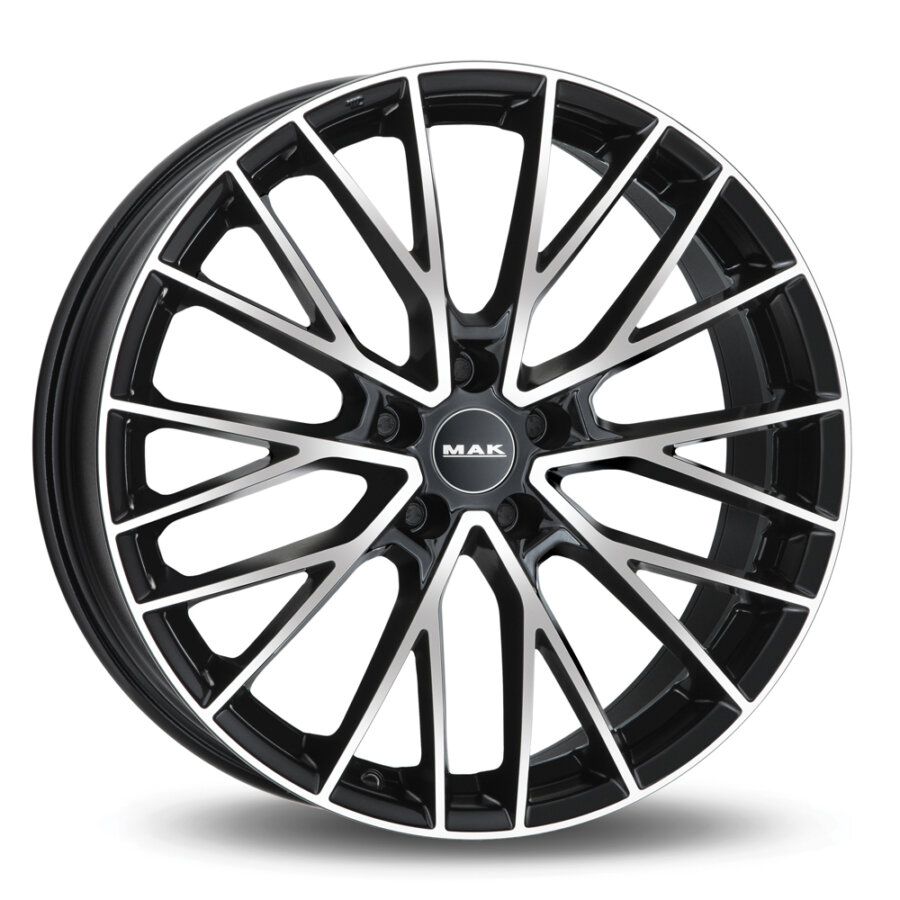 Cerchi in lega MAK SPECIALE 8.5x21 5x108 ET45 Nero lucido