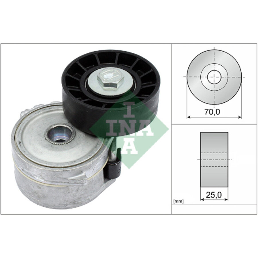 Cinghia Poly-V INA 534 0411 10 - Tendicinghia Per Auto, Facile Installazione, Ricambio Di Qualità - Foto 10