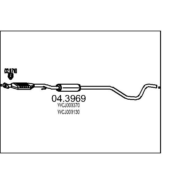 Catalizzatore MTS 04.3969