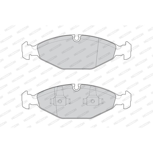 Kit di 4 pastiglie freno FERODO FDB1169